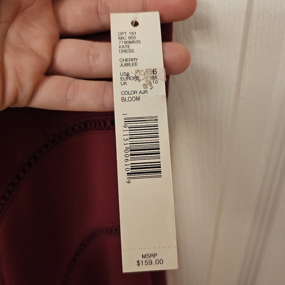 Antonio Melani Kate Cherry Jubilee Sleeveless A-line Midi Dress - Picture 5 of 7